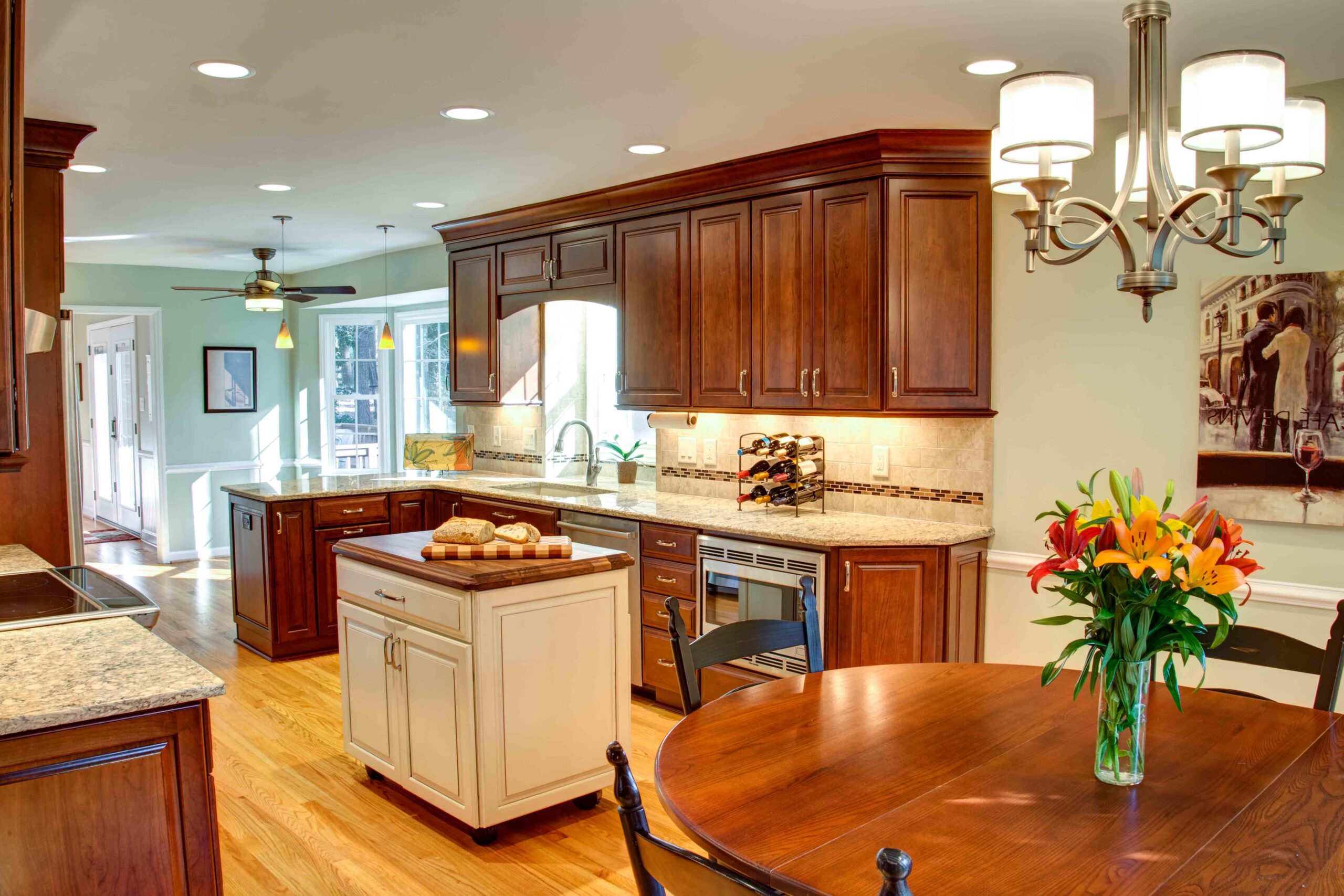 Improving the Sight-Line in This Raleigh Kitchen Remodel
